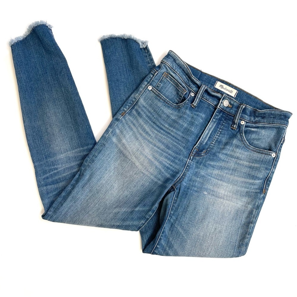 Madewell 10” High Rise Skinny Jeans • Raw Hem